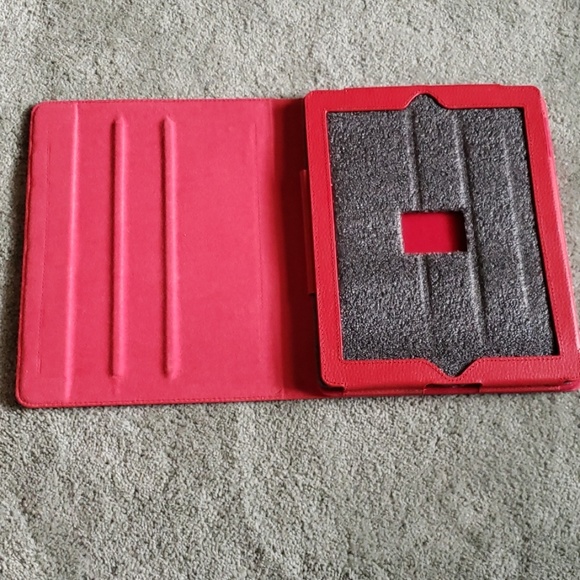 NWOT Roocase red leather iPad 2 case - Picture 3 of 7